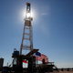 An oil rig in Midland, Texas.